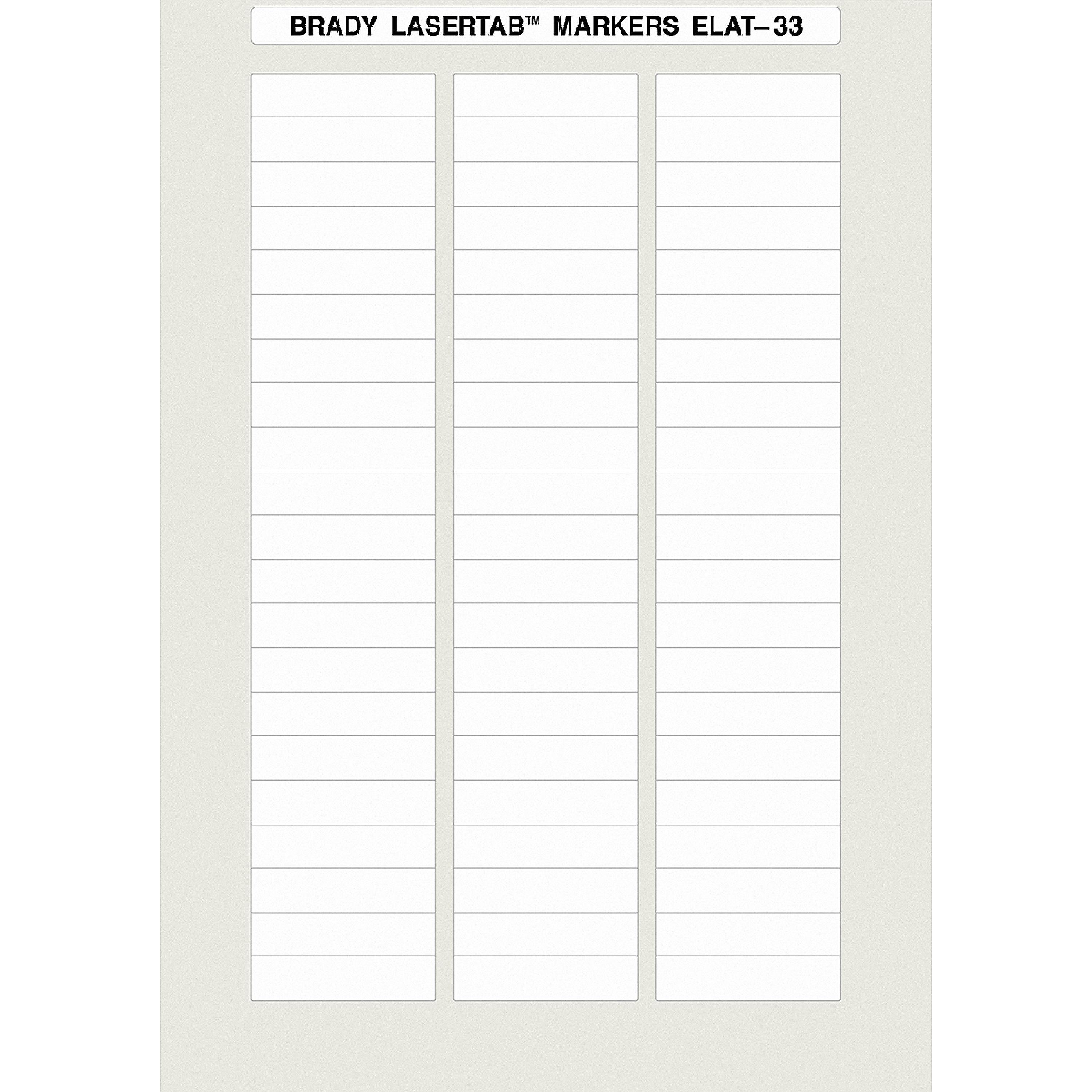 Etichette Brady LaserTab Per Stampanti Laser - ELAT-18-361-2.5 29856 - Foto 7