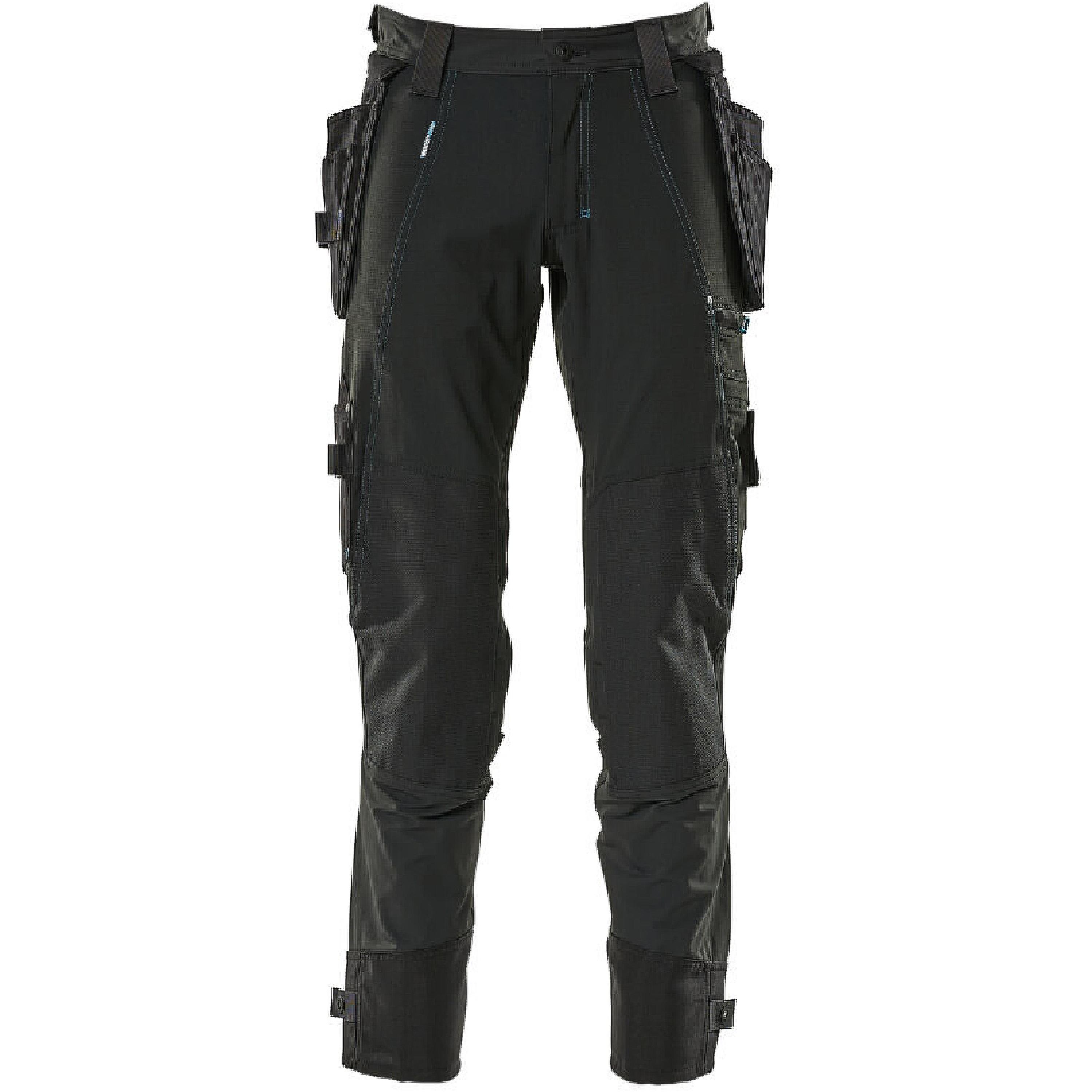 新品未着用 AT LAST&CO WORK TROUSERS BLACK mascot-17031-17031--311-09-
