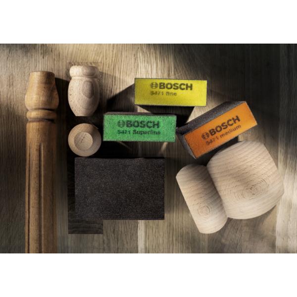 Bosch Expert S471 Blocchi Leviganti - 69x97x26 Mm - Super Fine - Per Levigatura Piana E Bordi